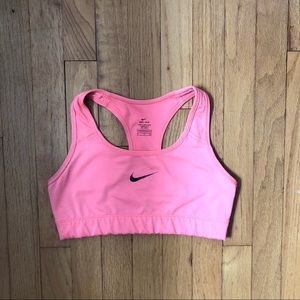 Coral Nike sports bra